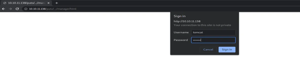 HTB Logforge-tomcat-login